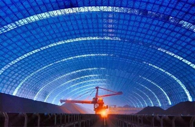 郑州亿优钢构工程师为您解析原料场封闭技术的特点和类型